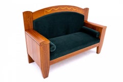 Antikes Sofa aus Nordeuropa, um 1890.