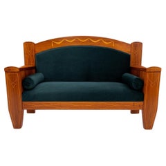 Antique sofa from Northern Europe, circa 1890.
