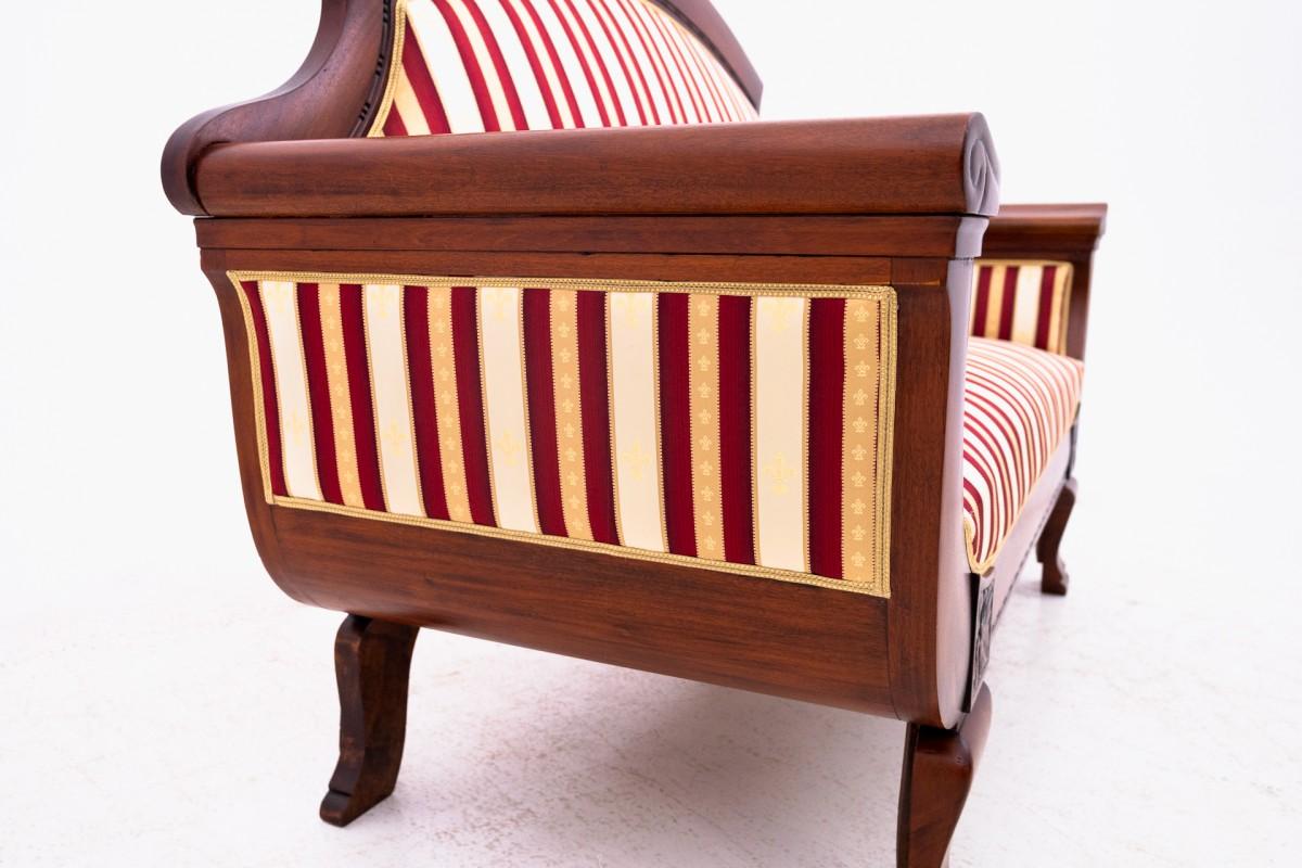 Antique sofa from the late 19th century, Northern Europe. For Sale 4