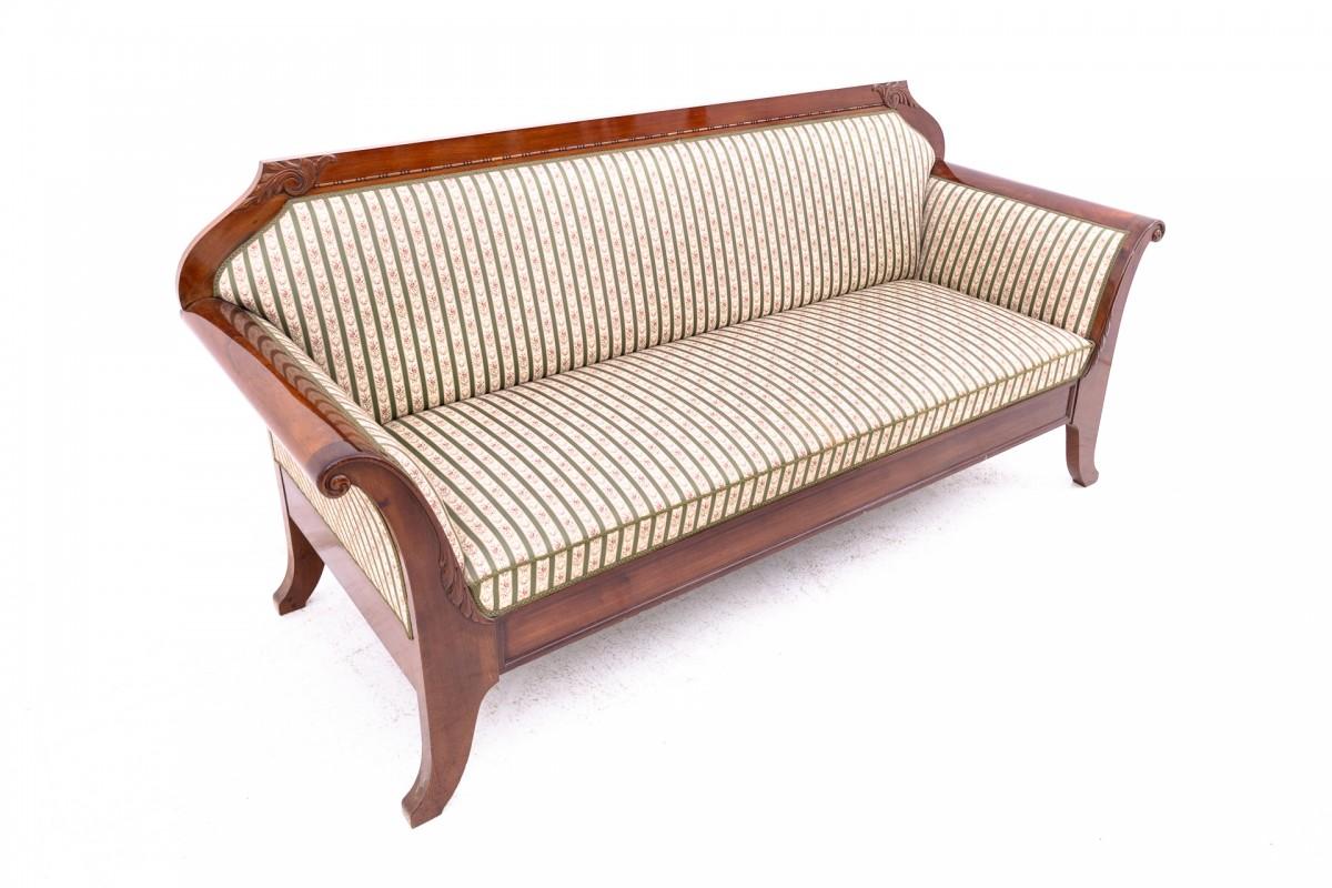 Biedermeier Canapé antique de la fin du XIXe siècle, Europe du Nord. en vente