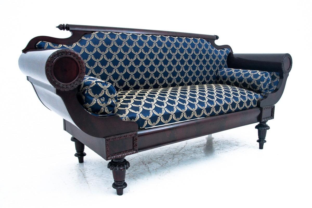Antique Sofa, Northern Europe, 1870s, Restored 2
