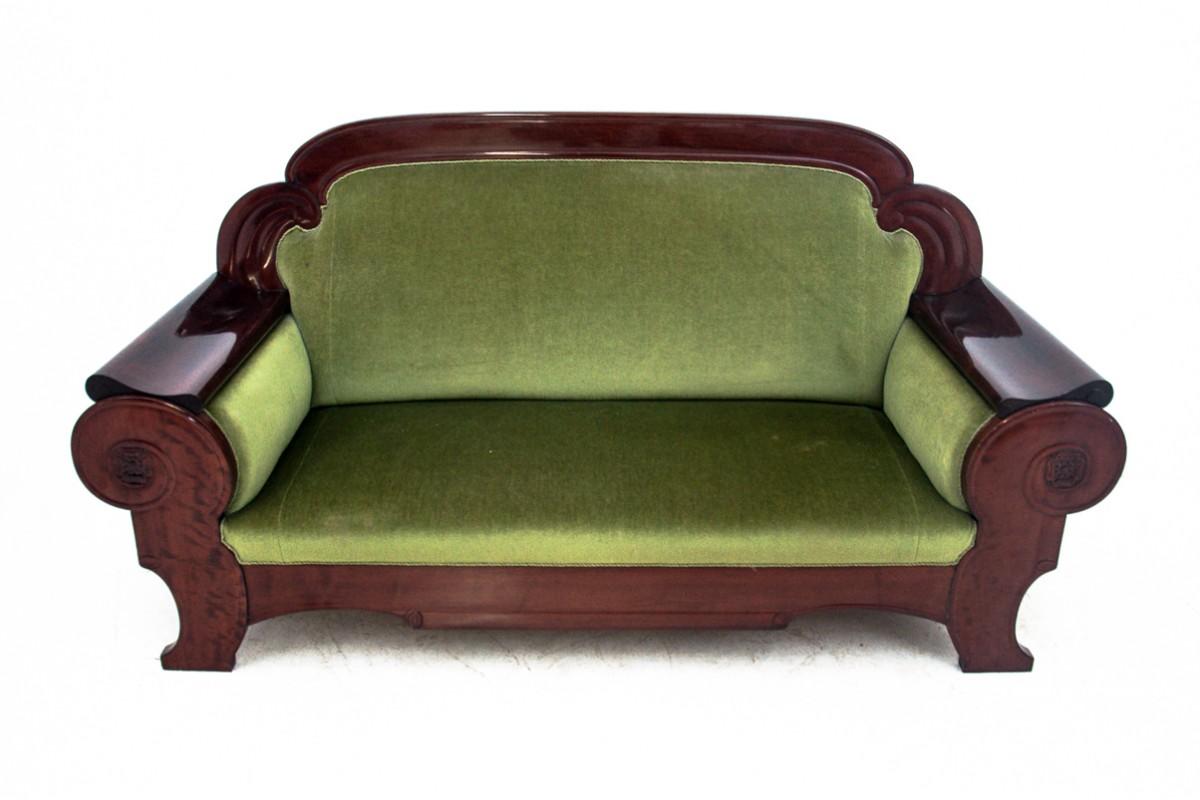 Antique Sofa, Northern Europe, Around 1860 In Good Condition In Chorzów, PL