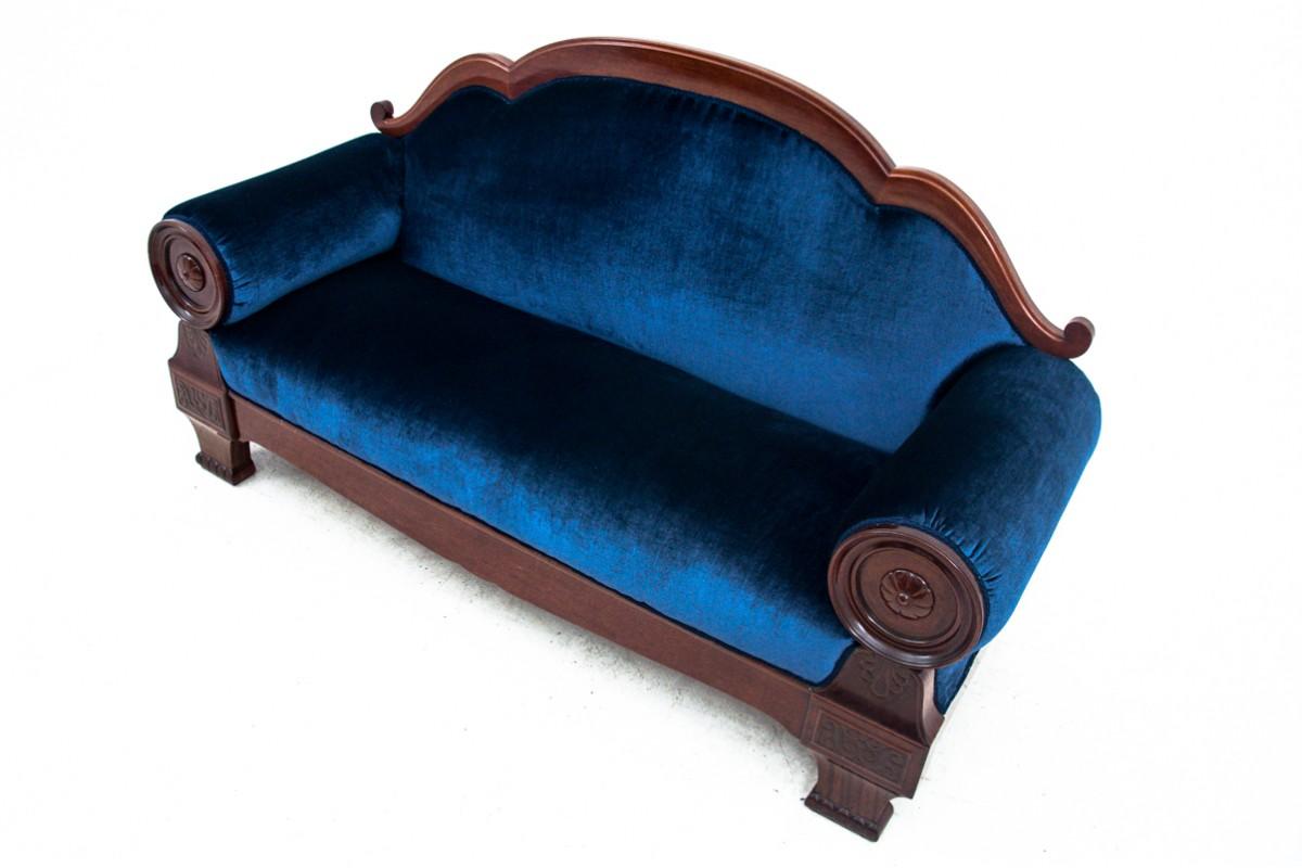 Late 19th Century Antique Sofa, Northern Europe, Around 1880, After Restoration For Sale