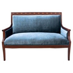 Antique sofa, Northern Europe, first half of the 19th century. After renovation.