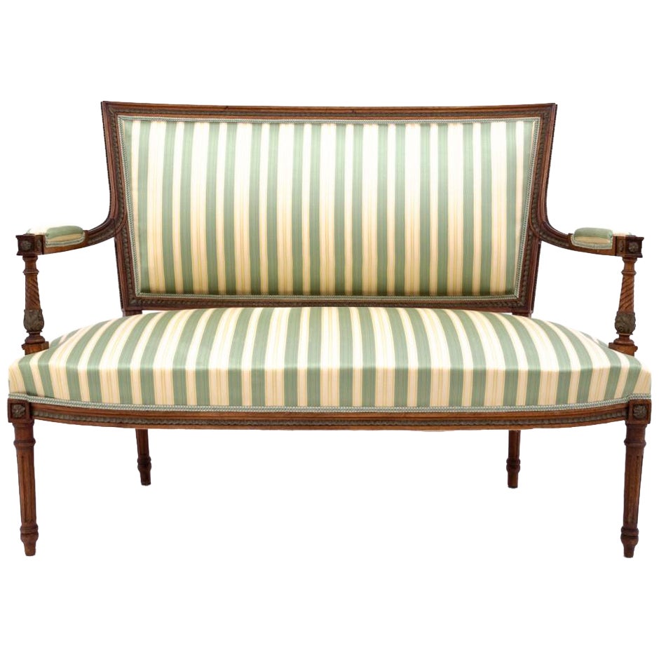 Canapé ancien, Suède, vers 1870