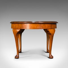 Antique Sofa Table, English, Walnut, Circular, Centre, Side, Edwardian, C.1910