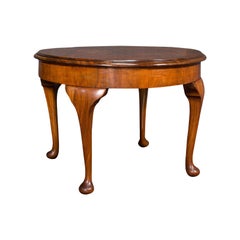 Antique Sofa Table:: English:: Walnut:: Circular:: Centre:: Side:: Edwardian:: C.1910