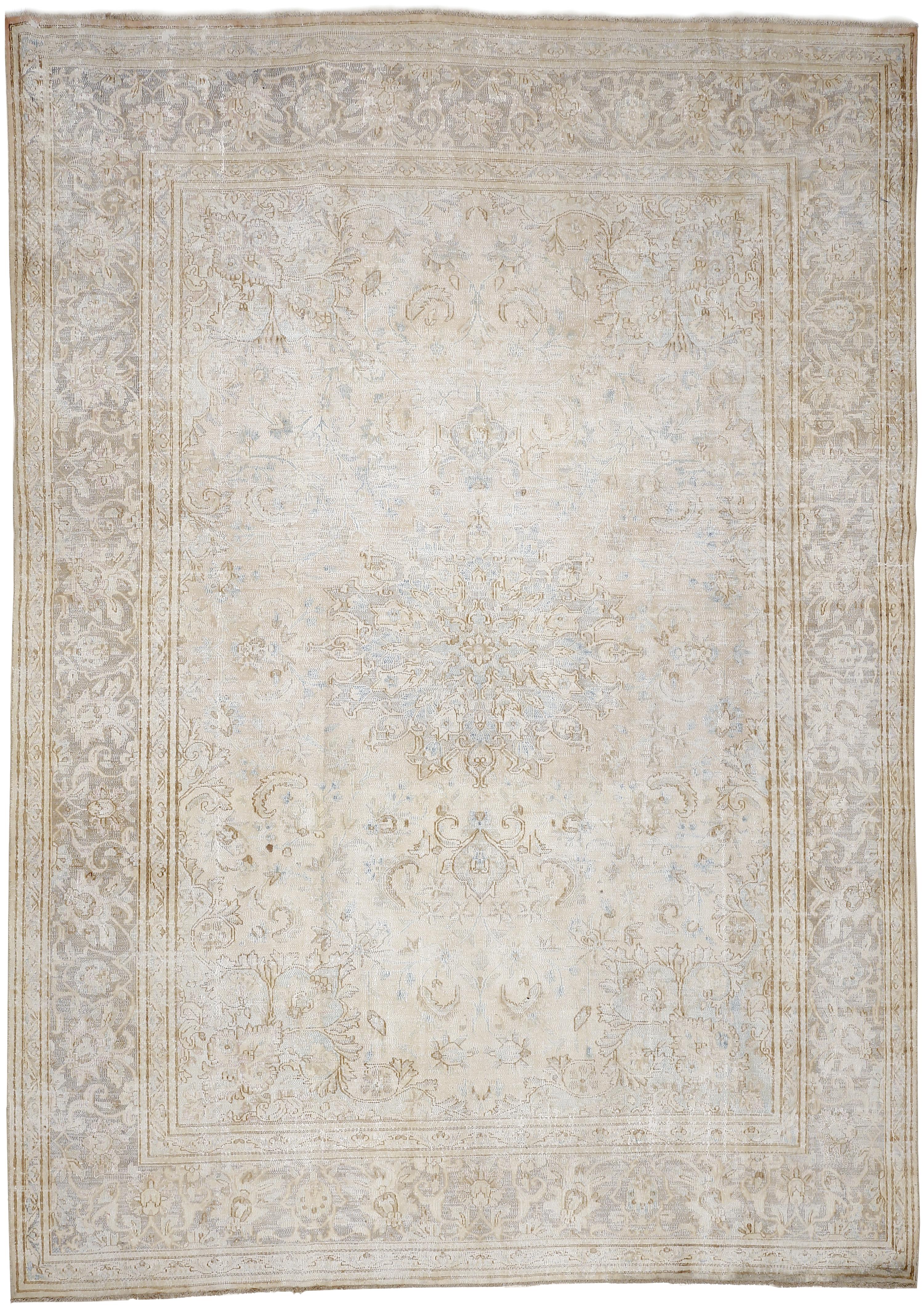 Antique Soft Coloured Anatolian Decorative Rug For Sale