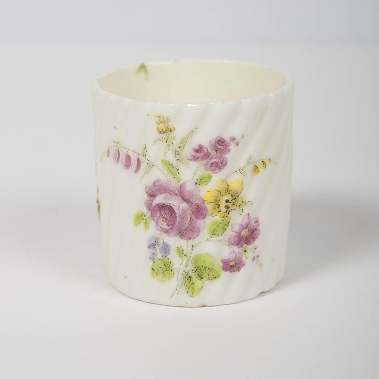 Antique Soft Paste Porcelain Pots by Mennecy Made circa 1750 at 1stDibs