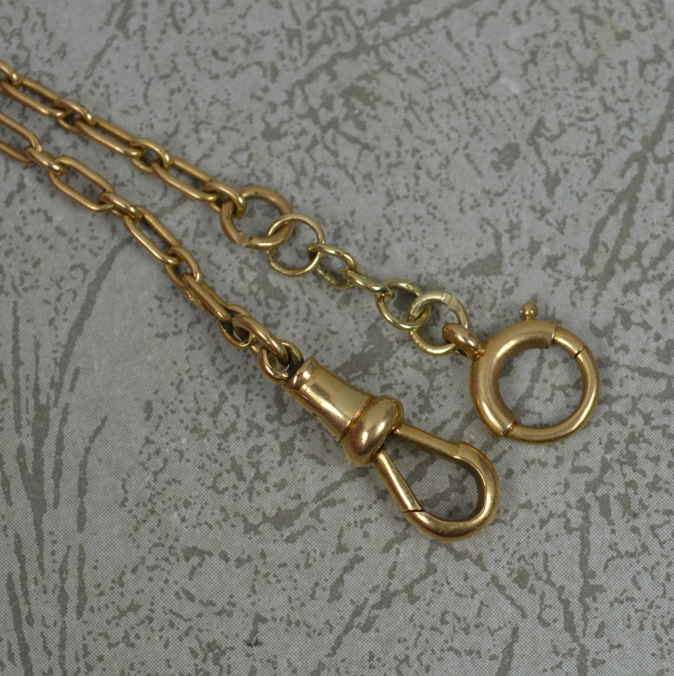 18ct gold pocket watch chain