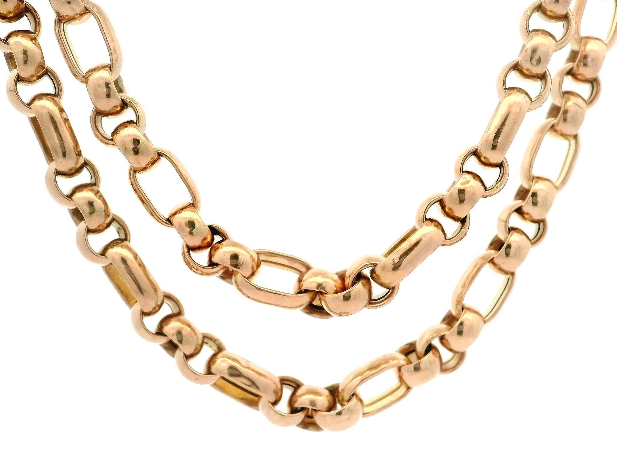 Antique Solid 9k Rosy Yellow Gold 21