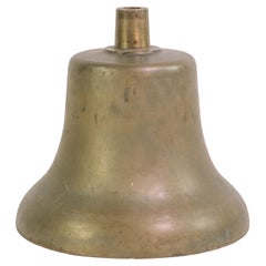 Antique Solid Brass Church Tower Bell w/o Clapper 40 Pounds