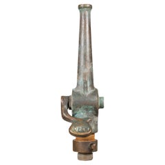 Antique Solid Bronze Fire Hose Nozzle c.1900