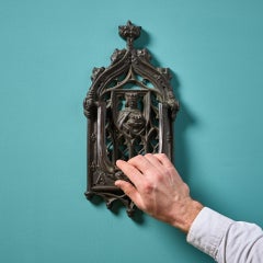 Antique Solid Bronze Gothic Style Door Knocker