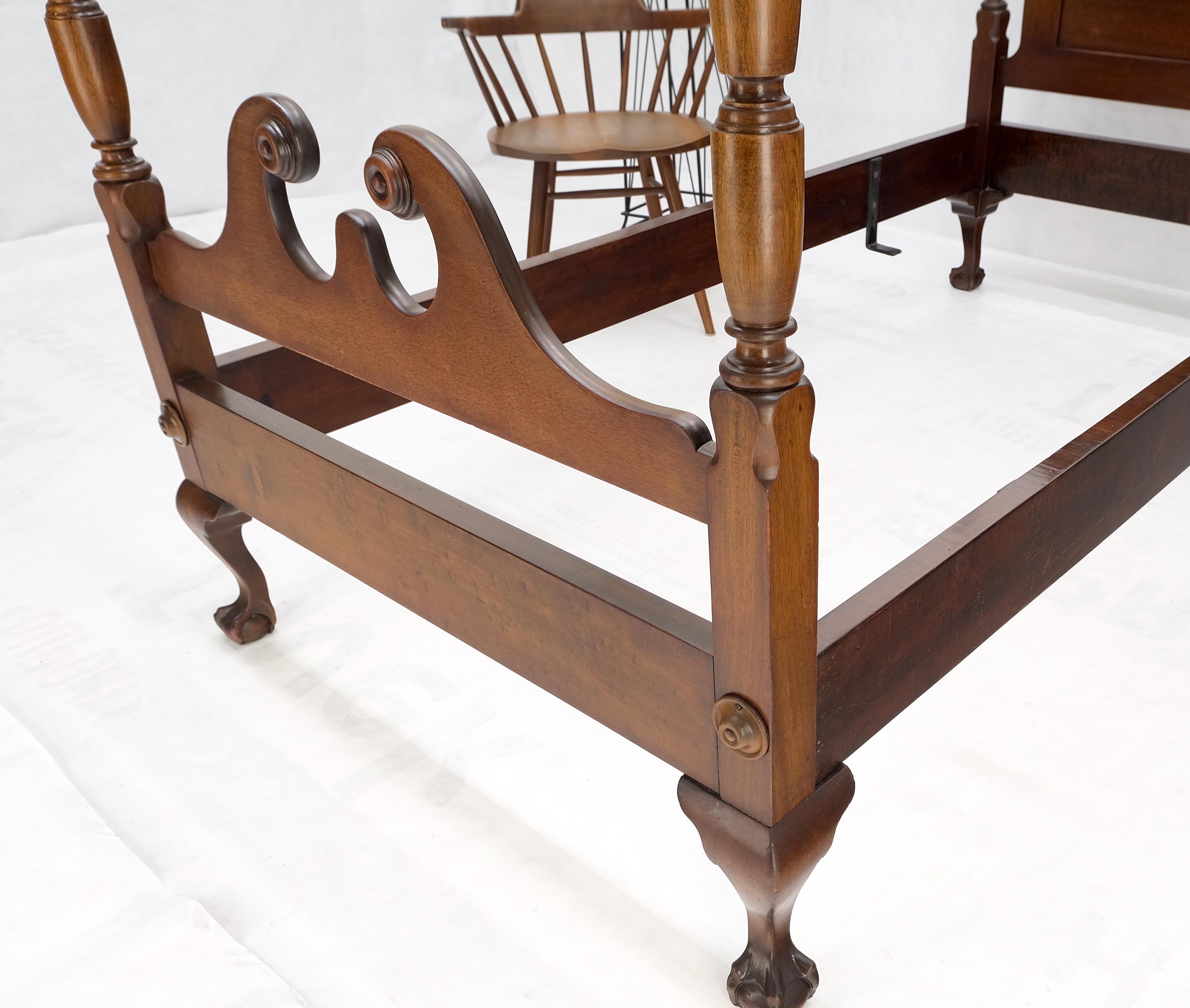 antique mahogany bed frame