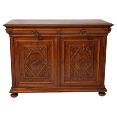 Commode ancienne en chêne massif