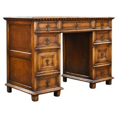 Antique Solid Oak Desk