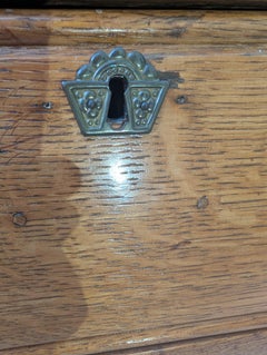 Antique Solid Oak Display Case