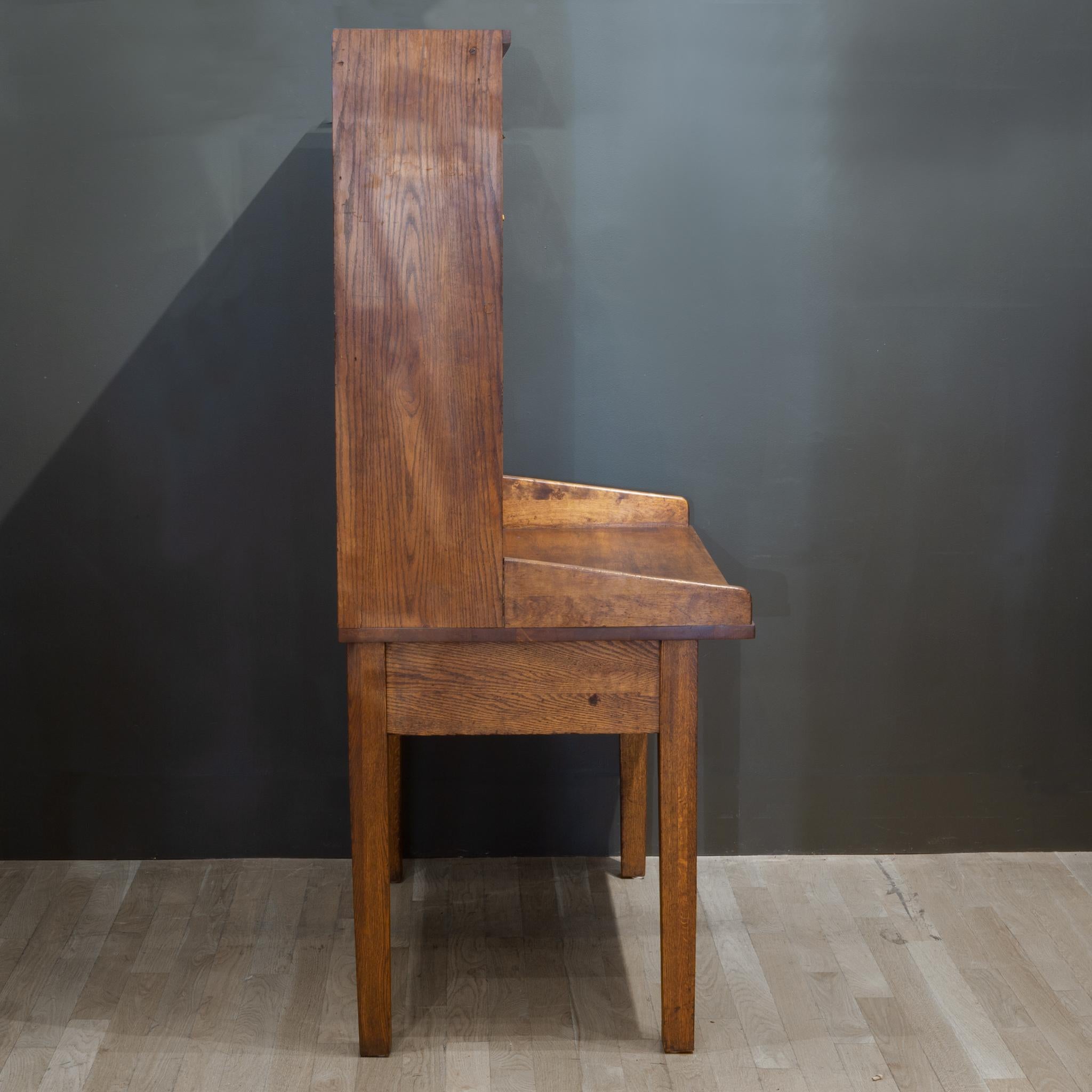 antique mail sorter desk