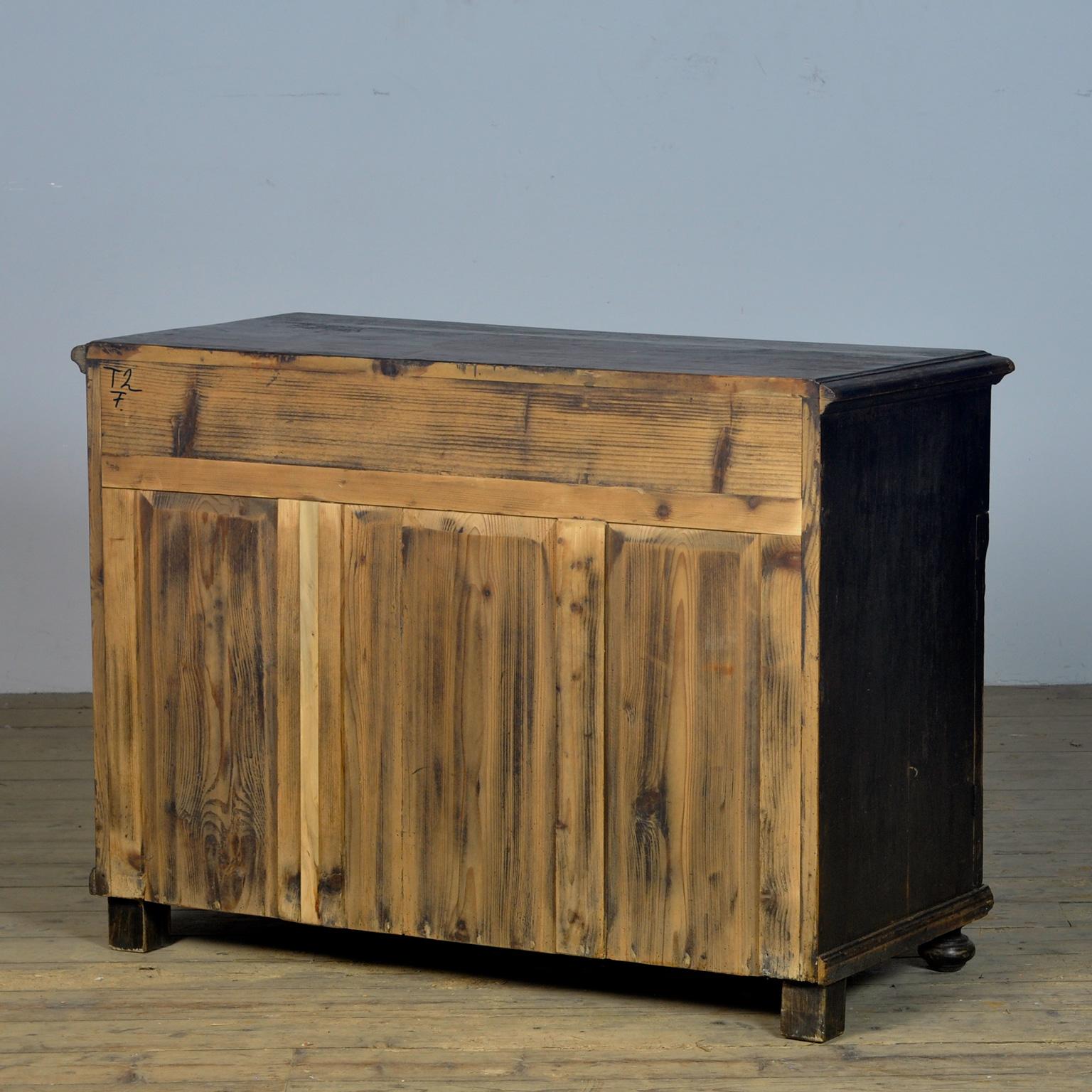 Antique Solid Pine Dresser, 1920s 12