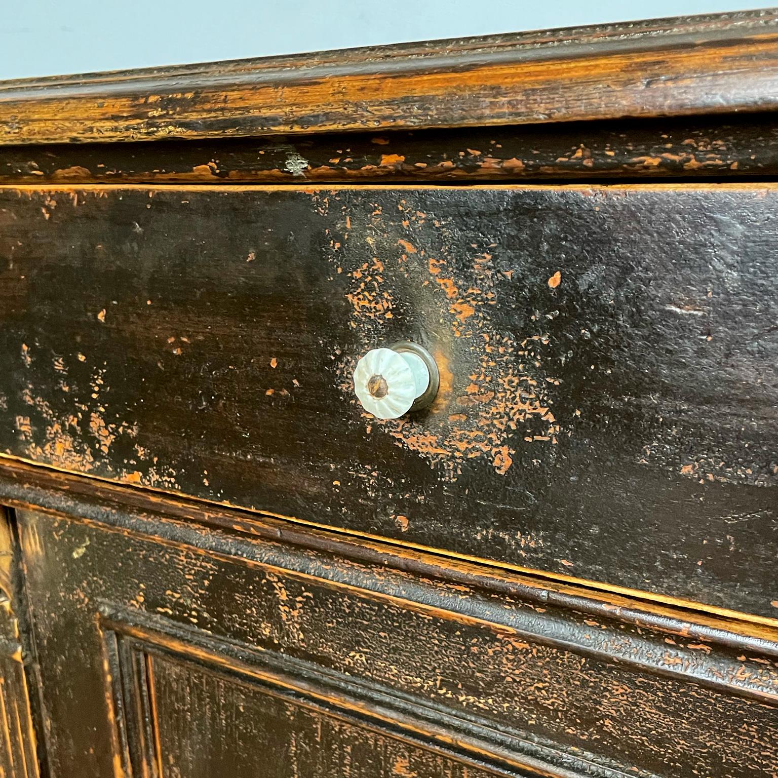 Antique Solid Pine Dresser, 1920s 1