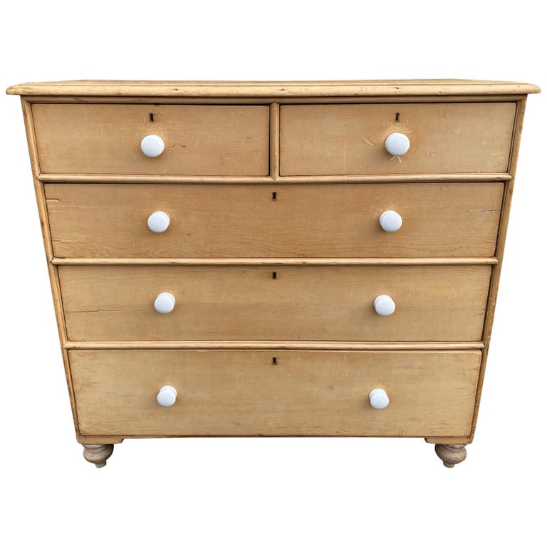 Antique Solid Pine Dresser at 1stDibs