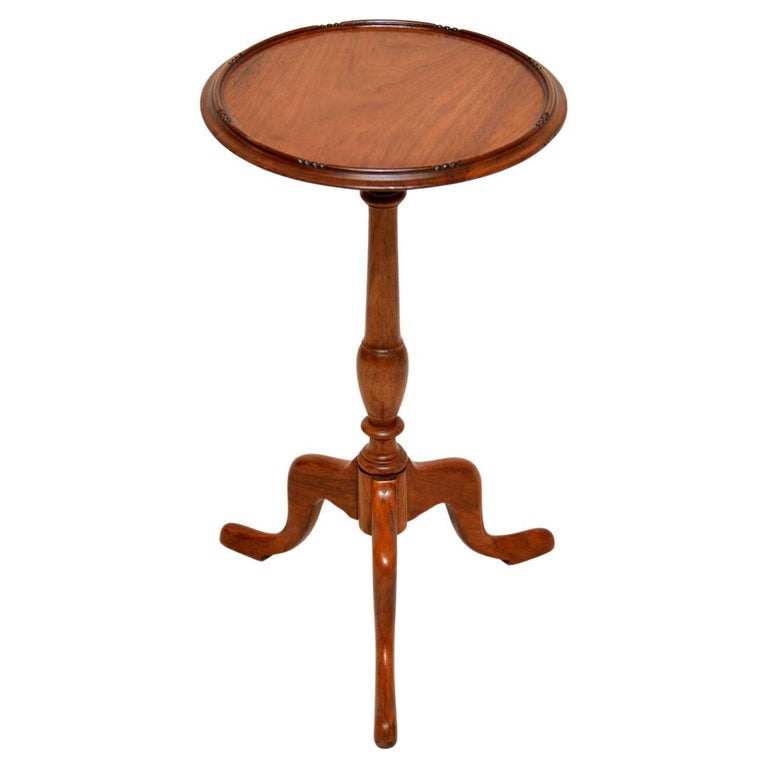 Antique Solid Walnut Wine Table For Sale at 1stDibs