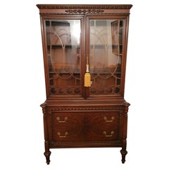 Antique Cherry Hutch with (2) Drawers