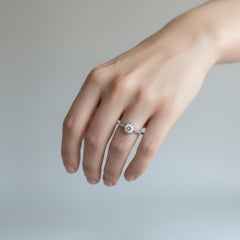 Anello solitario d'epoca, platino, diamante da 0,25 ct a taglio antico Circa 1920