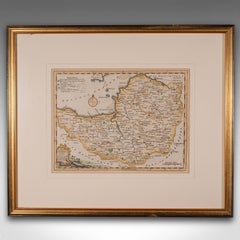 Antique Somerset Map, Thomas Kitchin, English, Cartographic Reference, Georgian