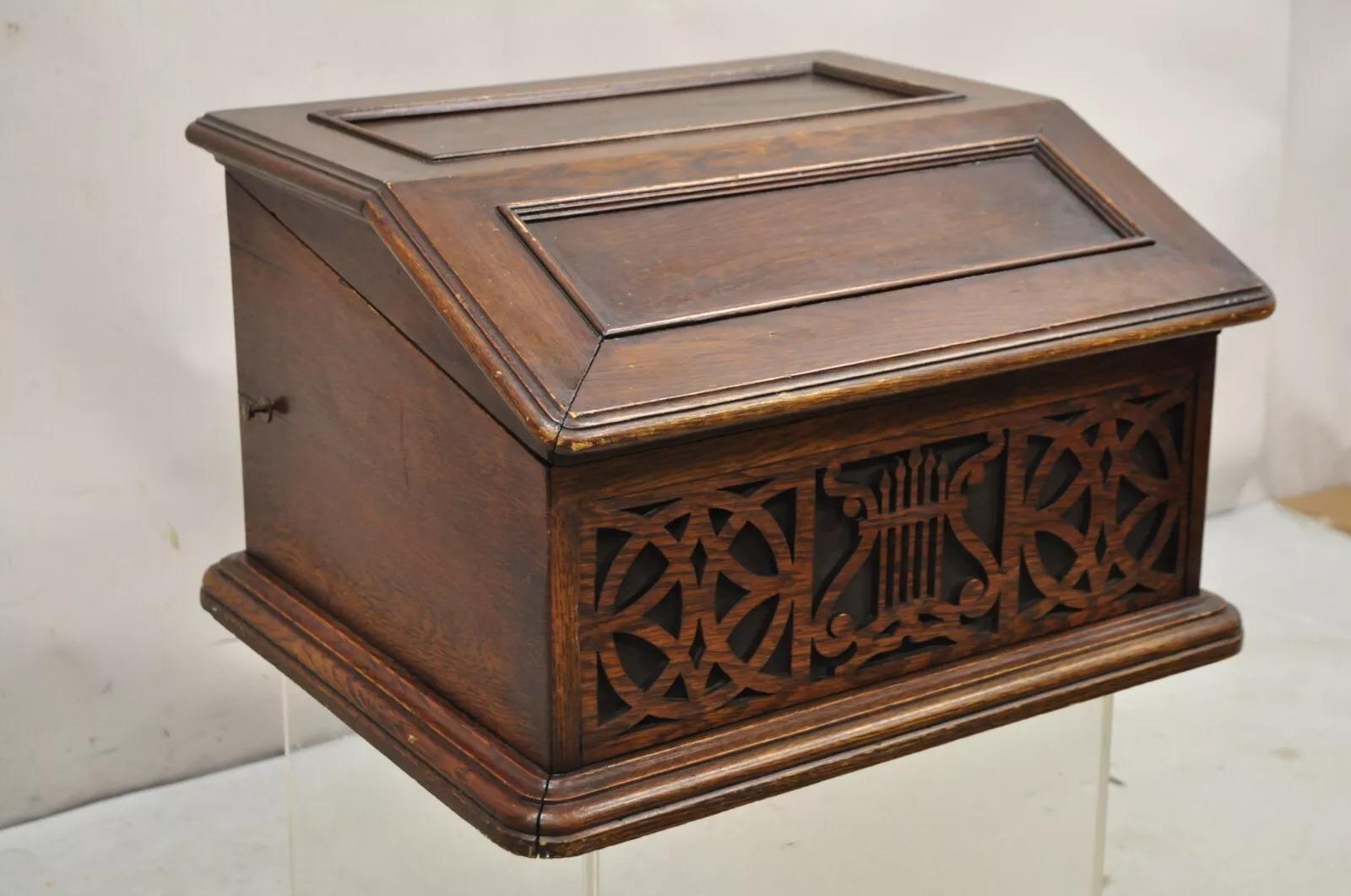 Antiker viktorianischer Sonora- Phonograph-Plattenspieler aus gebürsteter Eiche, Sonora im Angebot 5