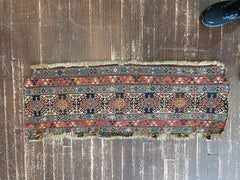 Antique Soumak Caucasian Kilim Rug/Bag, c-1870 AS IS