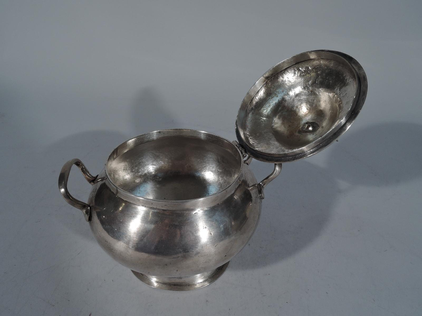 Antique South American Silver Sugar Bowl In Good Condition In New York, NY