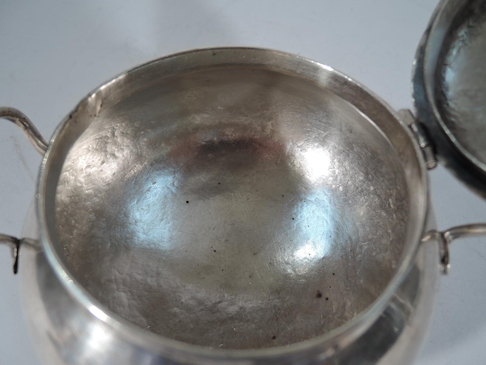 Antique South American Silver Sugar Bowl 4