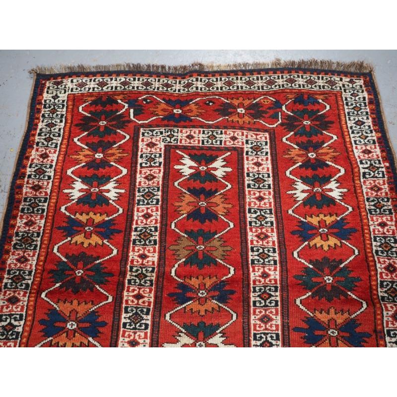 Antique South Caucasian Kurdish Rug, Interesting Design, Circa 1920 In Good Condition For Sale In Moreton-In-Marsh, GB