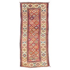 Antique South Caucasian Long Rug, Late 19th Century