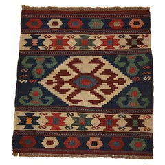 Antique South East Caucasian or Shahsavan Mafrash End Panel