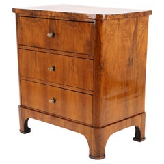 Antique South German Chest of Drawers, Circa 1825 - Walnut Veneer