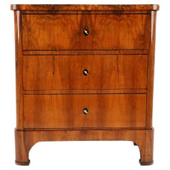 Antique South German Chest of Drawers, Circa 1825 - Walnut Veneer