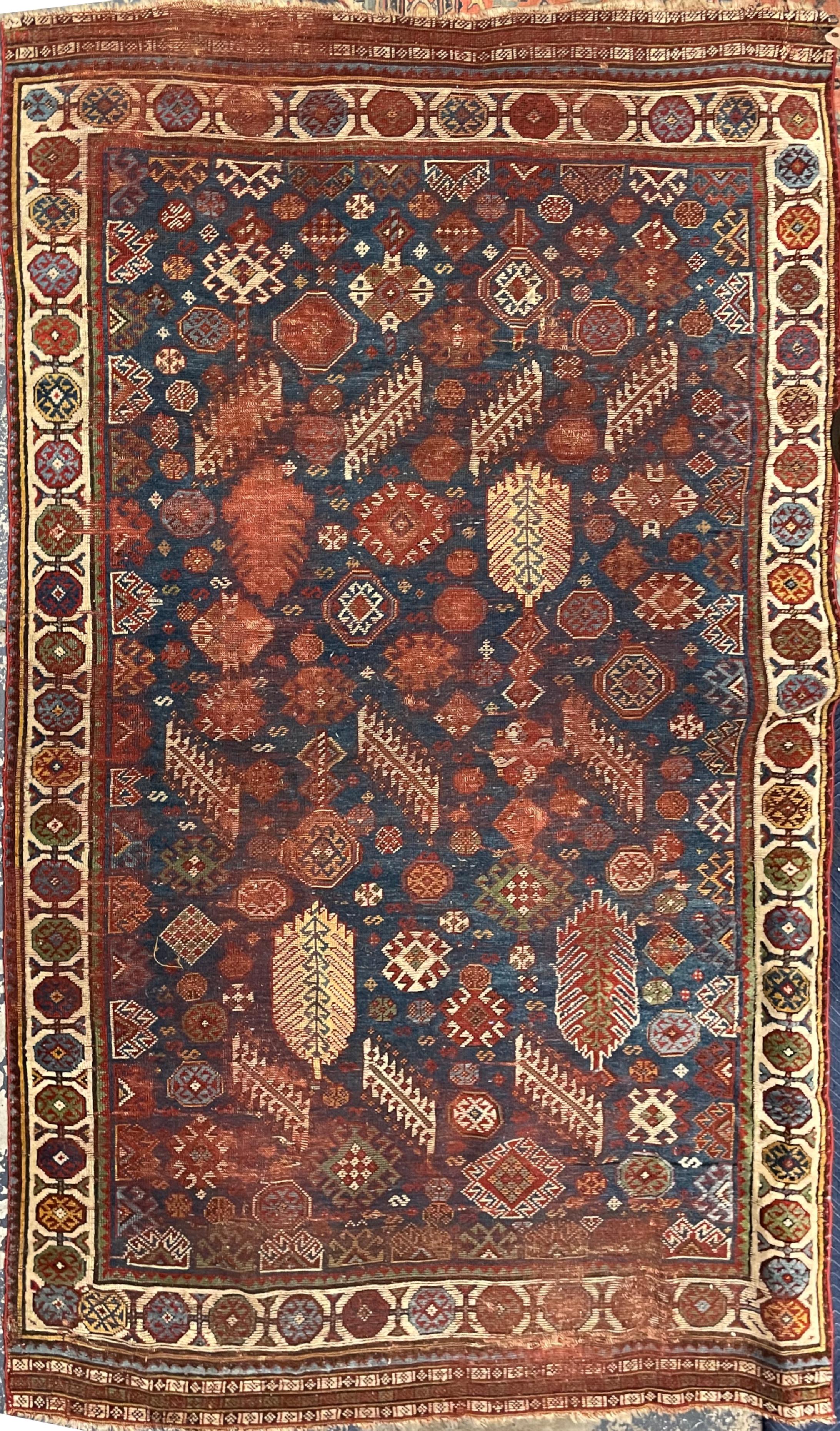 Antique South Persian Afshar Rug Second half 19th Century For Sale 8