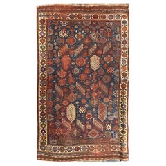 Antique tapis persan du Sud Afshar seconde moitié du 19ème siècle