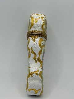 Antique South Staffordshire Enamel Etui / Sewing Box Case, circa 1770