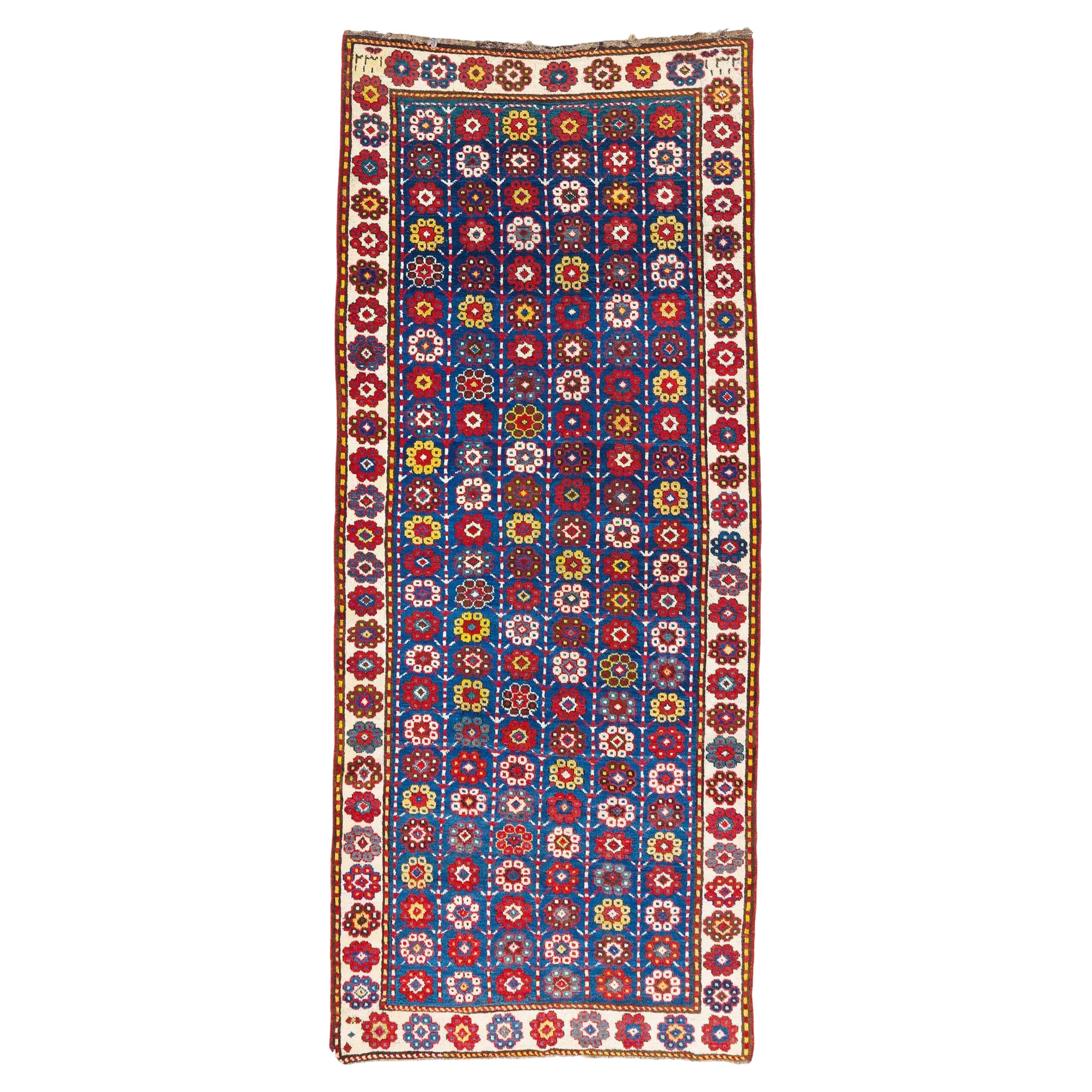 Antiker südwestlicher kaukasischer Teppich - Kaukasischer Teppich aus der Mitte des 19. Jahrhunderts, Antiker Teppich
