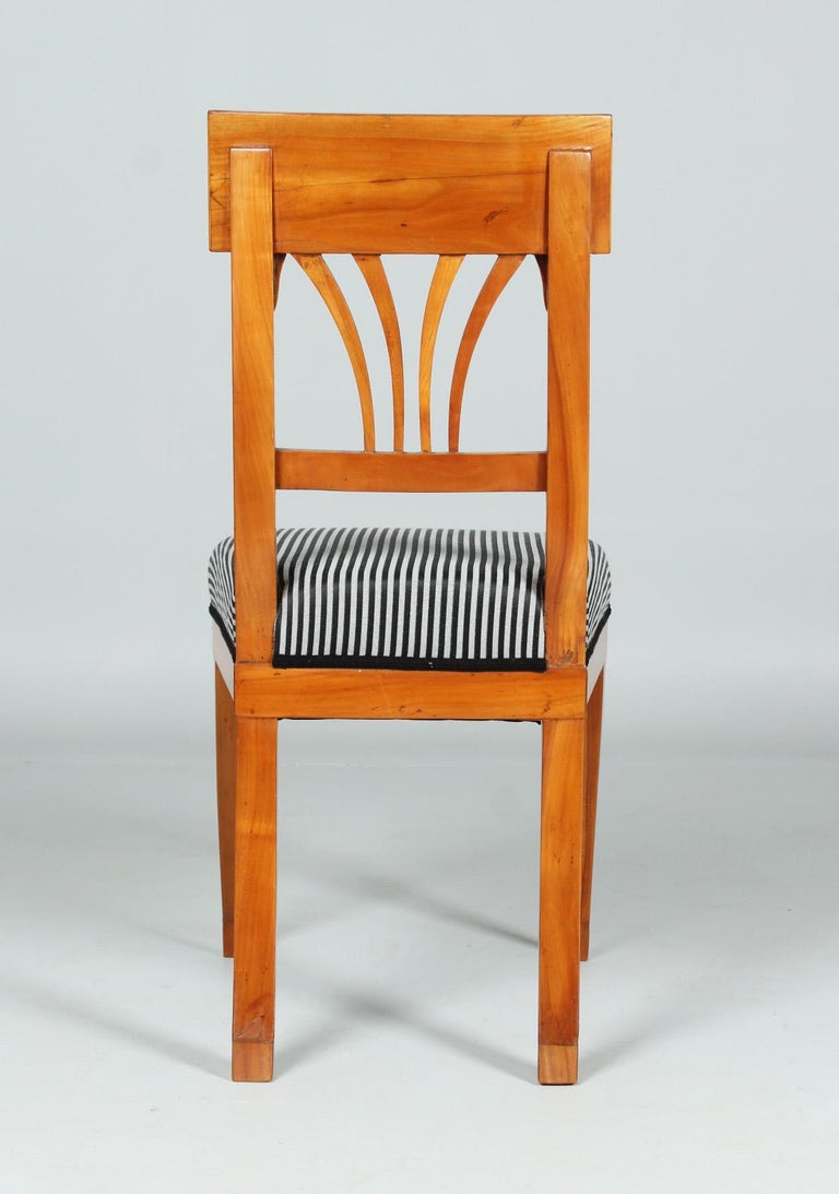Antique SouthernGerman Biedermeier Chair, Cherrywood, circa 1830 For