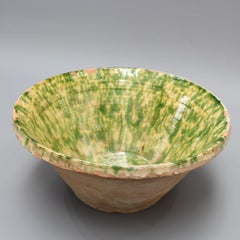 Antique Southern Italian Earthenware Passata Bowls '19th Century'