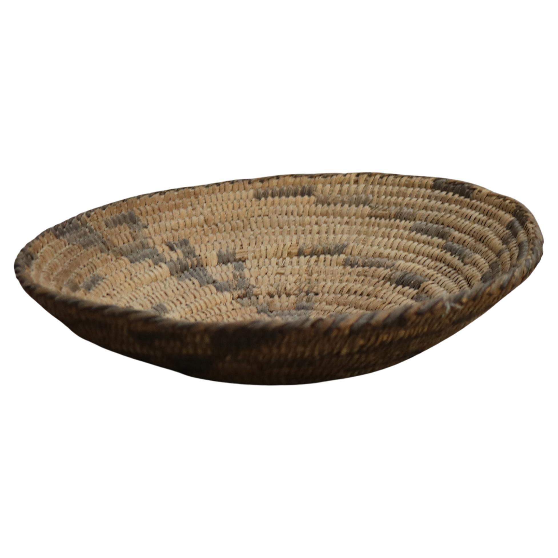 Antique Southwest Native American Indian Navajo Woven Reed Basket C1900 ...