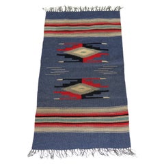 Antique Southwest Native American Indian Navajo Woven Wool Rug C1920