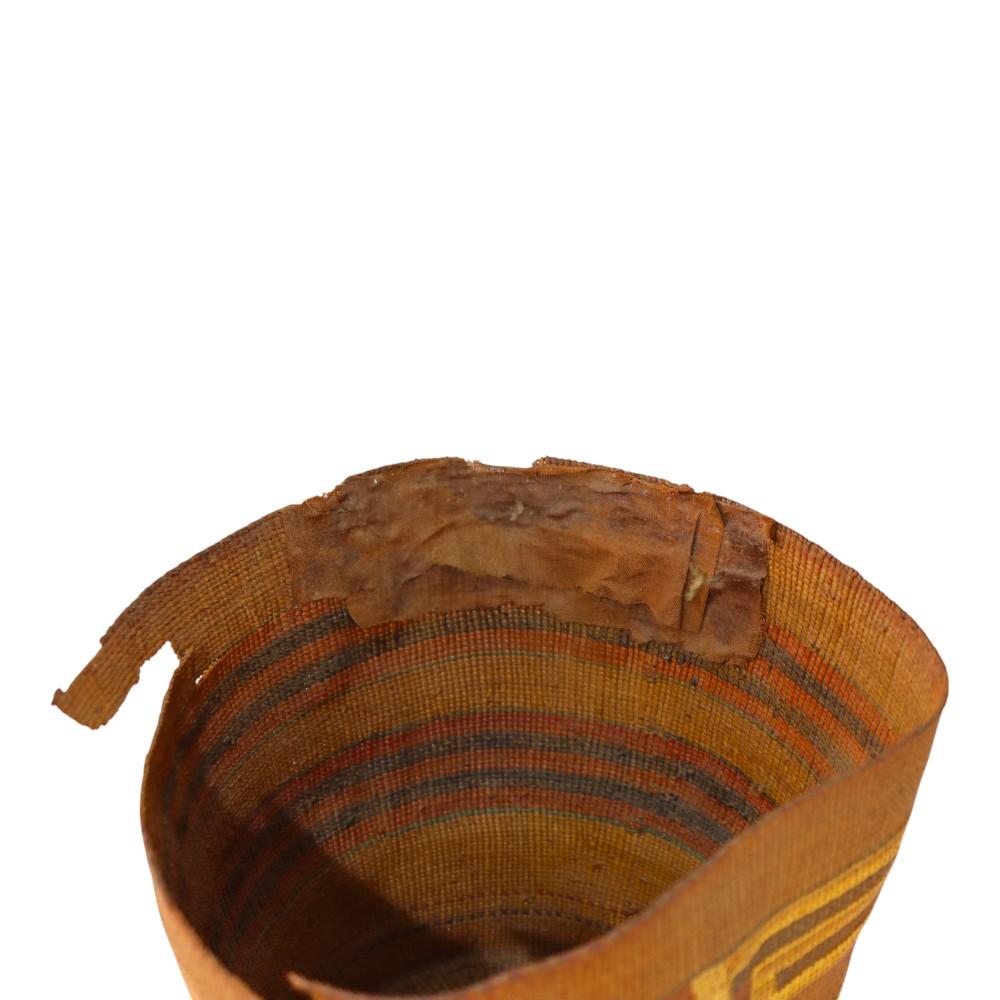 Antico cesto intrecciato a mano Pima del sud-ovest americano non firmato 1900 In condizioni buone in vendita a Big Flats, NY