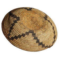 Ancien panier bas décoré Southwest Navajo Circa 1920
