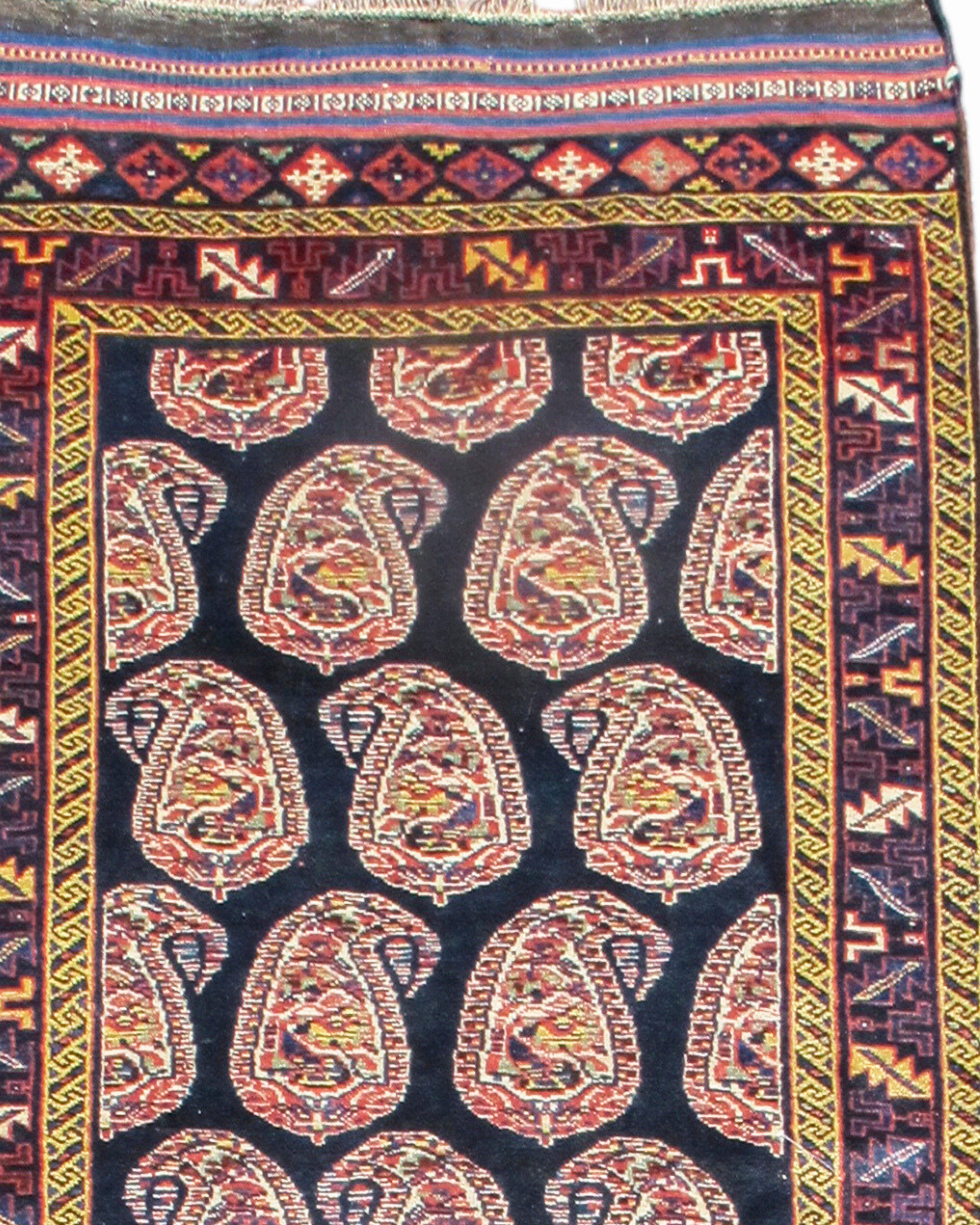 Antique Southwest Persian Luri Runner Rug, c. 1900

 One of a matching pair. Excellent original condition

Additional Information:
Dimensions: 3'9